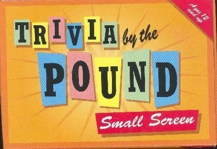 Cover image of Trivia by the Pound: Small Screen board game