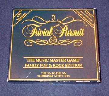 Cover image of Trivial Pursuit The Music Master Game: Family Pop & Rock Edition board game