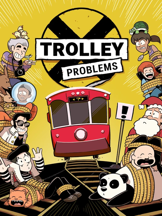 Cover image of Trolley Problems board game