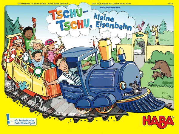 Cover image of Tschu-tschu, kleine Eisenbahn board game