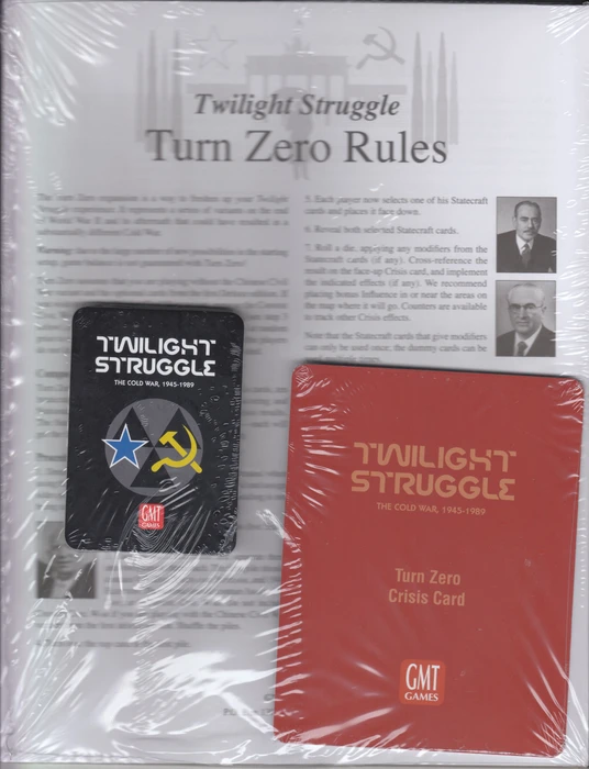Cover image of Twilight Struggle: Turn Zero and Promo Packs board game