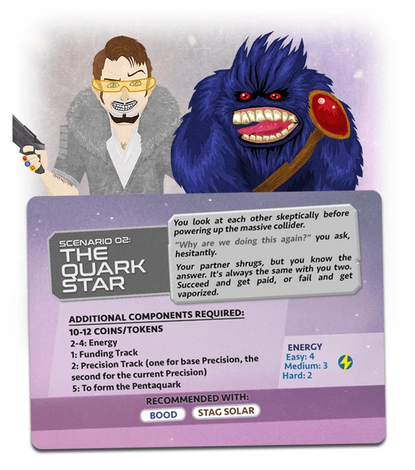 Cover image of Twin Stars: Adventure Series I – Scenario 02: The Quark Star board game