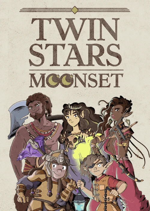 Cover image of Twin Stars: Moonset – Scenario #1: Destroy the Artifact board game