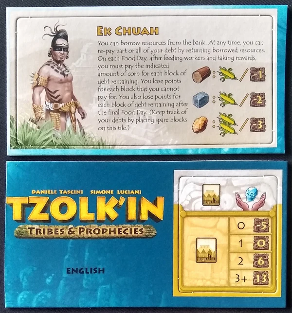 Cover image of Tzolk'in: The Mayan Calendar – Tribes & Prophecies: Ek Chuah board game