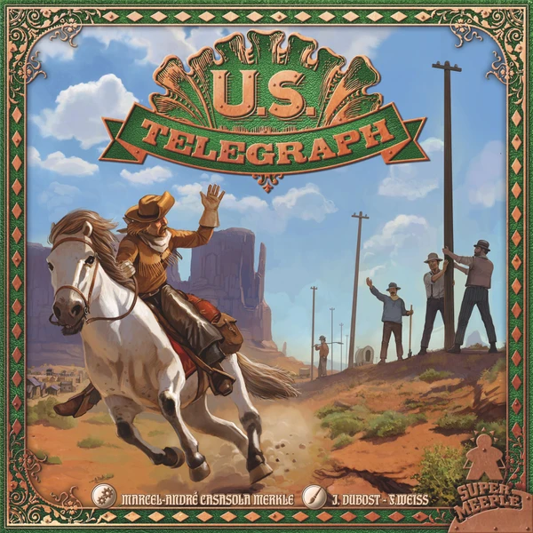 Cover image of U.S. Telegraph board game