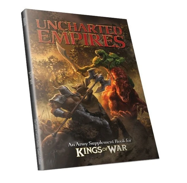 Cover image of Uncharted Empires: An Army Supplement Book for Kings of War board game