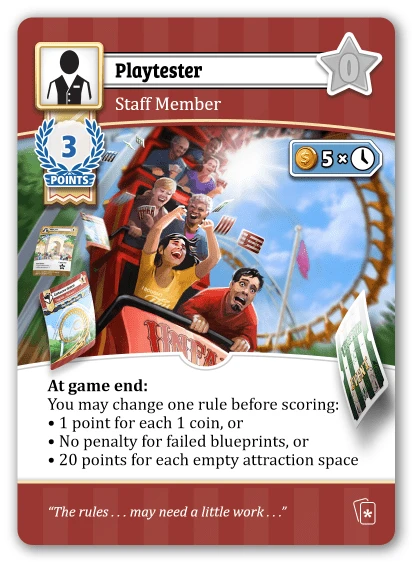 Cover image of Unfair: Playtester Promo Card board game