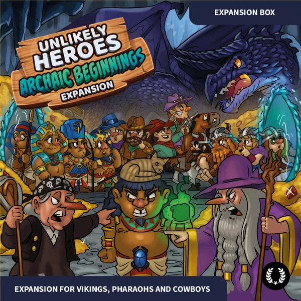 Cover image of Unlikely Heroes: Archaic Beginnings Expansion board game