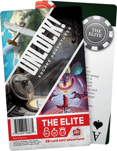 Cover image of Unlock!: Escape Adventures – The Elite board game