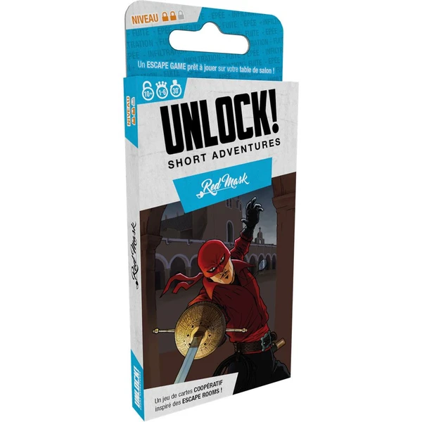 Cover image of Unlock!: Short Adventures – Red Mask board game