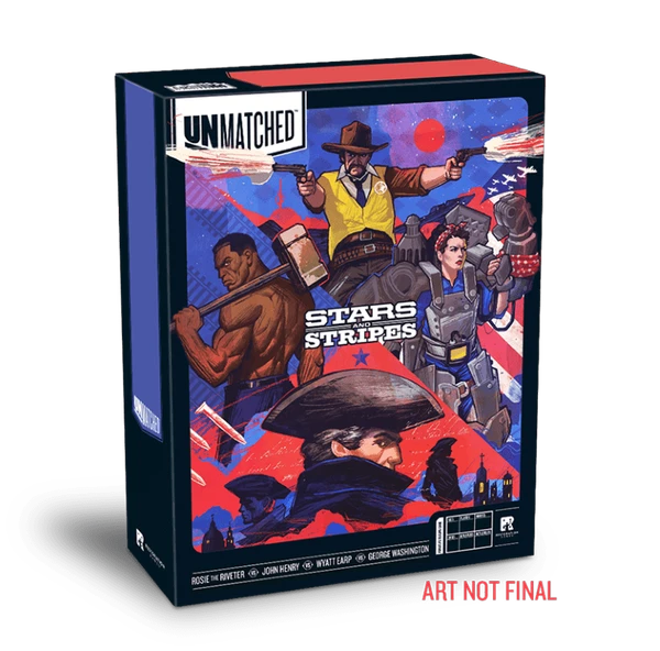 Cover image of Unmatched: Stars and Stripes board game