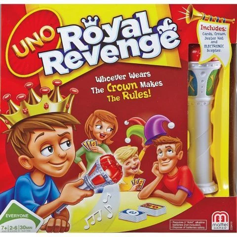 Cover image of UNO: Royal Revenge board game