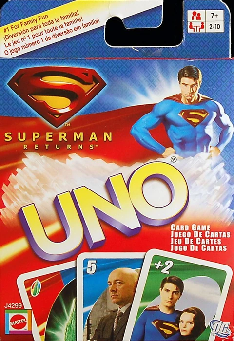 Cover image of UNO: Superman Returns board game