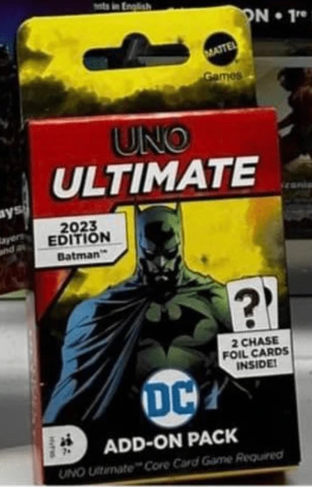 Cover image of UNO Ultimate: Add-on Pack – Batman board game