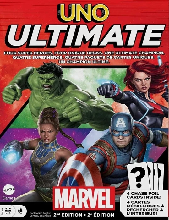 Cover image of UNO Ultimate Marvel: 2nd Edition board game