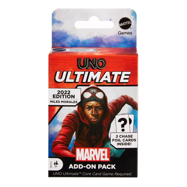 Cover image of UNO Ultimate Marvel: Add-on Pack – Miles Morales board game