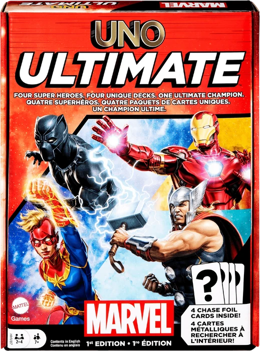 Cover image of UNO Ultimate Marvel board game
