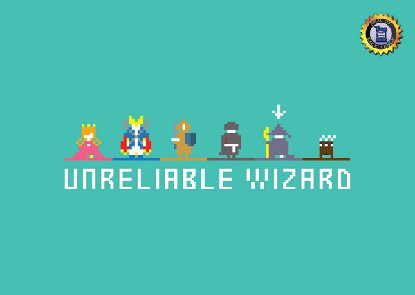 Cover image of Unreliable Wizard board game
