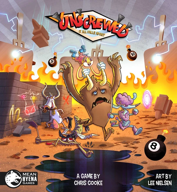 Cover image of UNSCREWED board game