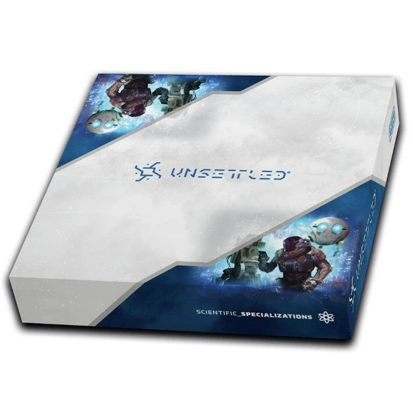 Cover image of Unsettled: Scientific Specializations board game