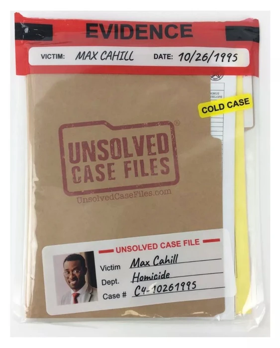 Cover image of Unsolved Case Files: Max Cahill board game