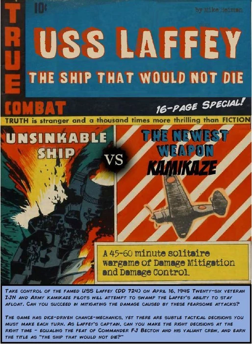 Cover image of USS Laffey: The Ship That Would Not Die board game