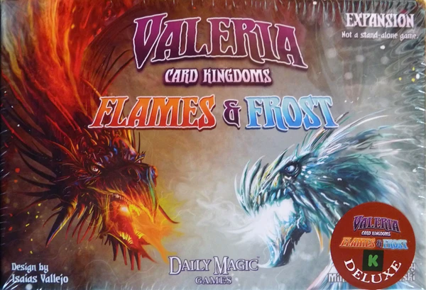 Cover image of Valeria: Card Kingdoms – Flames & Frost: Kickstarter Edition board game