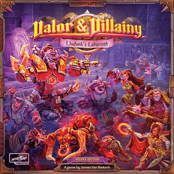 Cover image of Valor & Villainy: Lludwik's Labyrinth board game
