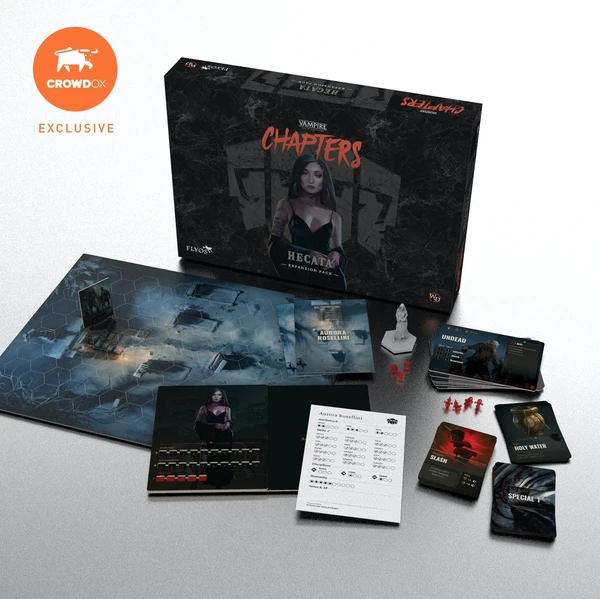 Cover image of Vampire: The Masquerade – CHAPTERS: Hecata Expansion Pack board game