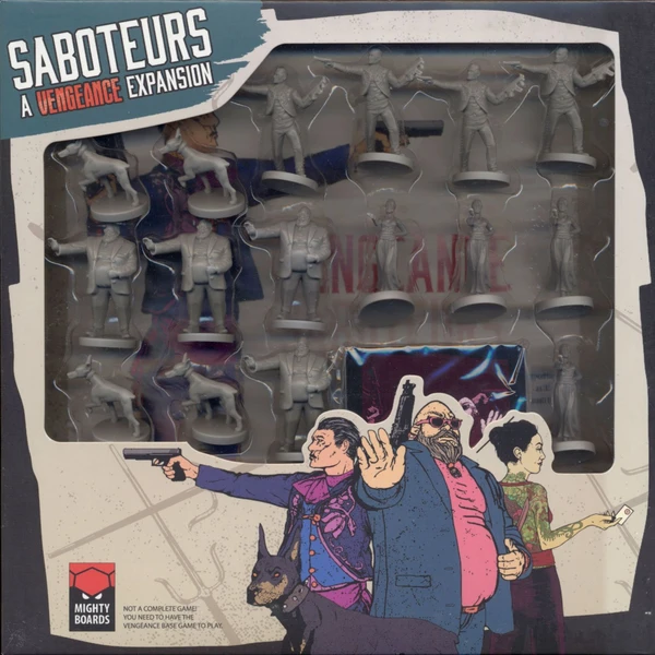 Cover image of Vengeance: Saboteurs board game