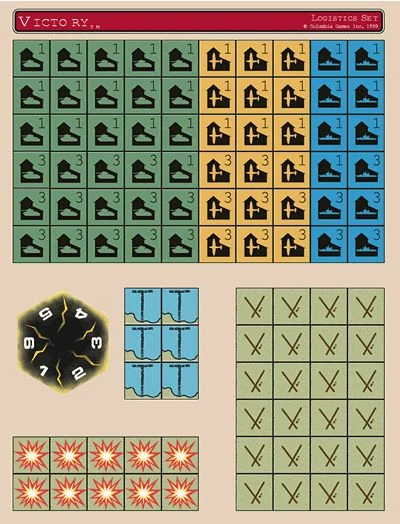 Cover image of Victory: The Blocks of War – Logistics Set board game