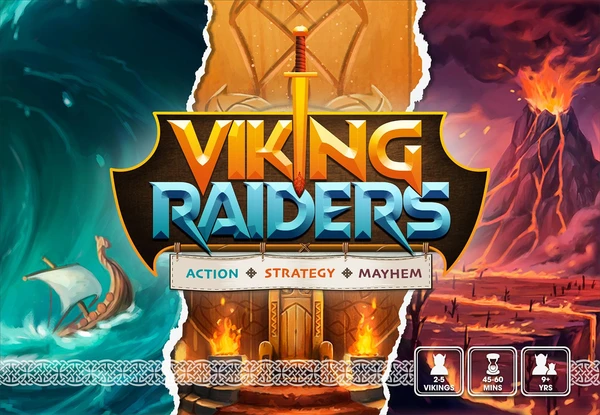 Cover image of Viking Raiders board game