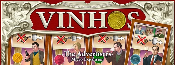 Cover image of Vinhos: The Advertisers board game
