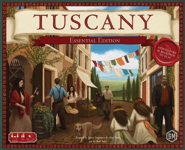 Cover image of Viticulture: Tuscany Essential Edition board game