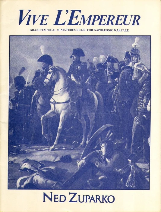 Cover image of Vive L'Empereur:  Grand Tactical Miniatures Rules for Napoleonic Warfare board game
