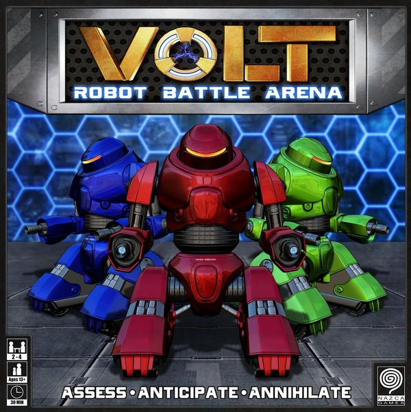 Cover image of VOLT: Robot Battle Arena board game