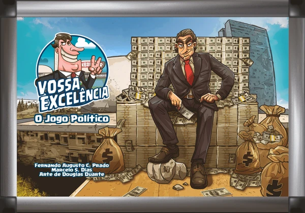 Cover image of Vossa Excelência: O Jogo Político (Second Edition) board game