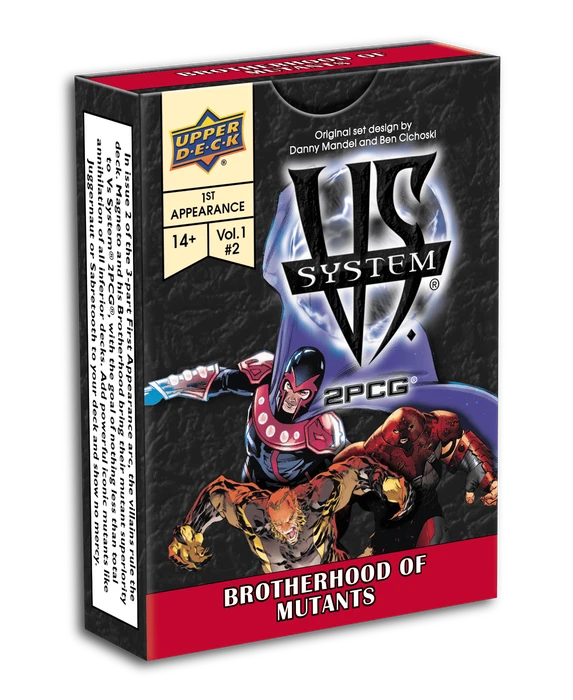 Cover image of Vs. System 2PCG: Brotherhood of Mutants board game