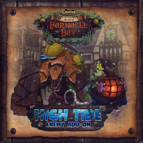 Cover image of Wander: The Cult of Barnacle Bay – High Tide Enemy Expansion board game