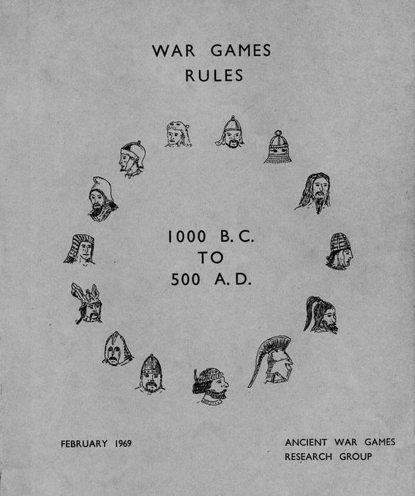 Cover image of War Games Rules 1000 BC to 500 AD board game