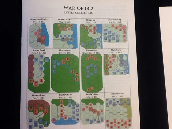 Cover image of War of 1812 Battle Collection board game