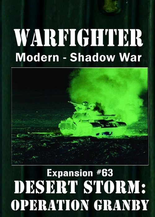 Cover image of Warfighter Shadow War: Expansion #63 – Desert Storm: Operation Granby board game