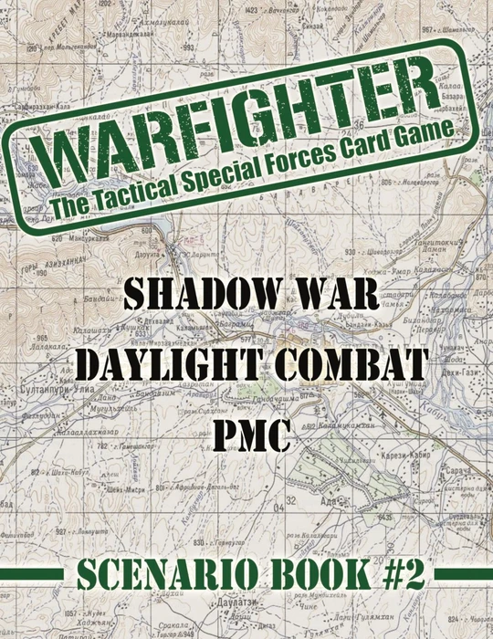 Cover image of Warfighter: Shadow War – Daylight Combat: PMC – Scenario Book #2 board game