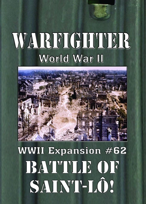 Cover image of Warfighter: WWII Expansion #62 – Battle of Saint-Lô board game