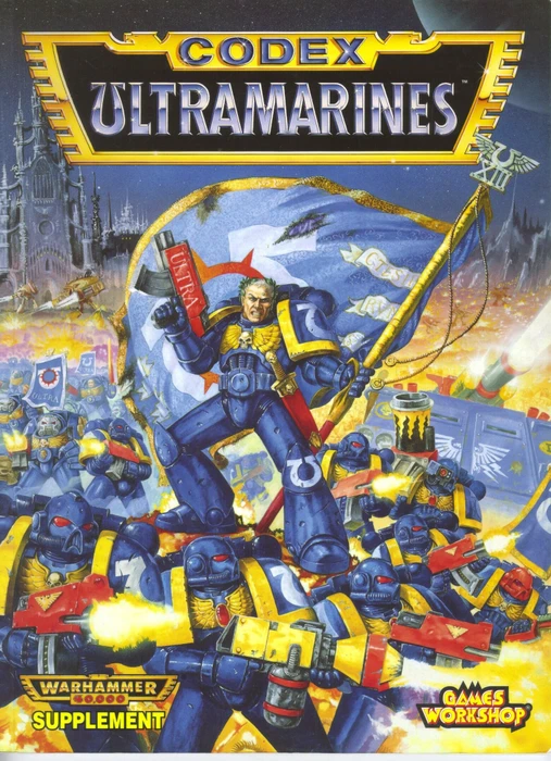 Cover image of Warhammer 40,000 (Second Edition): Codex – Ultramarines board game