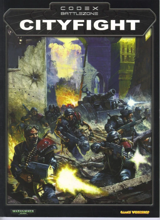 Cover image of Warhammer 40,000 (Third Edition): Codex Battlezone – Cityfight board game