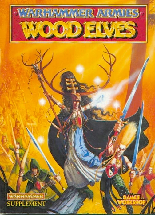 Cover image of Warhammer Armies (Fourth Edition): Wood Elves board game