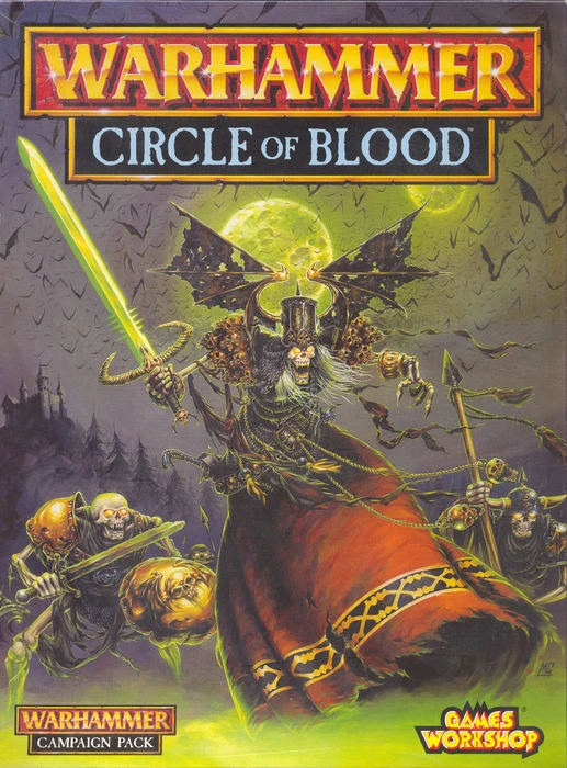 Cover image of Warhammer (Fifth Edition): Circle of Blood board game