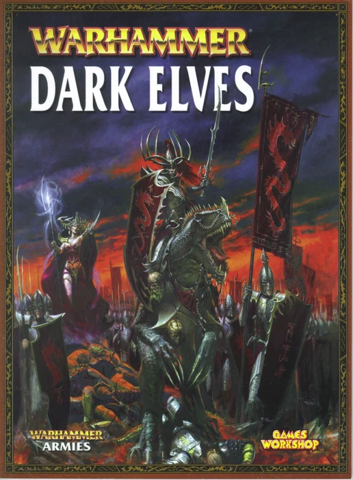 Cover image of Warhammer (Seventh Edition): Dark Elves board game