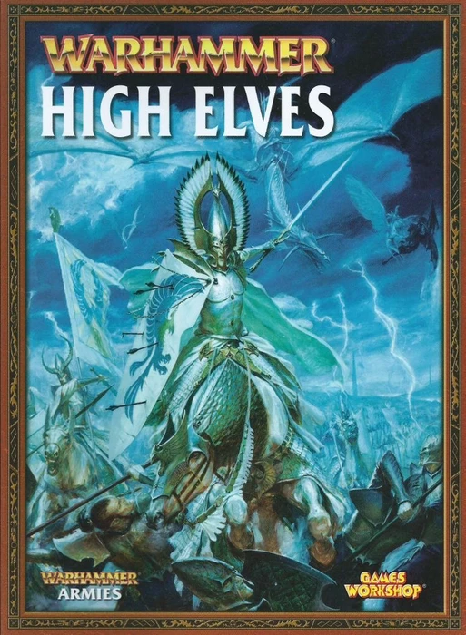 Cover image of Warhammer (Seventh Edition): High Elves board game